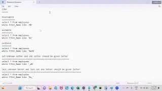 sql operator