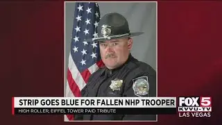 Las Vegas Strip honors NHP Trooper Ben Jenkins