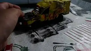 Машина для зомби апокалипсиса из пластилина