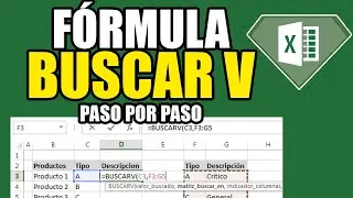 🔎 Como usar BUSCARV PASO POR PASO | Tutorial Completo | Cómo traer datos de una hoja de EXCEL a otra