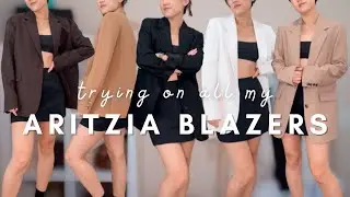 ARITZIA blazers try on review & comparison | new agency, vogue, destiny, generation blazers
