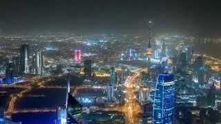 Niight view of Kuwait City Rana Qaiser shahzad #ranaqaisershahzad  #kuwaitnews  #dailykuwait