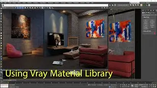 Vray Course Lec 07 Using Vray Material Library (Arabic)