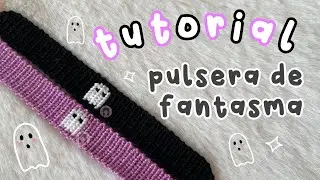 TUTORIAL | pulsera de fantasma | patrones alpha fáciles (versión Halloween)