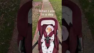 What I ate in a day as a breastfeeding mom