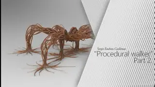 Houdini Procedural animation tutorial - Precedural walker Part2