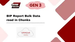 BIP Report Bulk Data Read in Chunk | Oracle Integration Cloud | OIC BIP Report | OIC Gen3