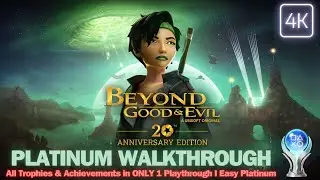 BEYOND GOOD & EVIL 20TH ANNIVERSARY 100% Platinum Walkthrough (All Achievements in 1 Playthrough)