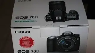Canon EOS 70D unboxing. Kit with 18-135mm lens