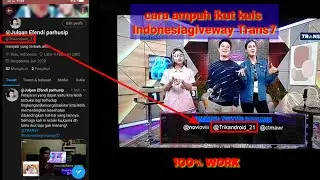 Cara mengikuti kuis indonesiagiveway(Twitter)