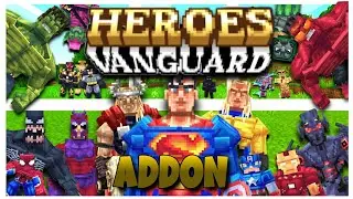 Review de Addon de super héroes addon heroes vanguard para Minecraft bedrock 1.21