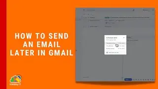 How to schedule an email to send later in Gmail