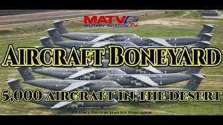 Aircraft Boneyard. AMARG | Stunning Aerial View of 5,000 Retired Aircraft In The Desert.