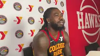 College Park Skyhawks’ Kevon Harris Media Day Availability