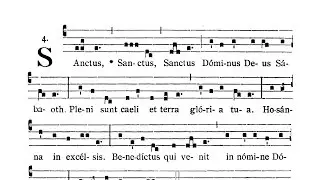 Missa X (Alme Pater) - In Festis B. M. V. 2. (other feasts of the Blessed Virgin Mary) - Sanctus