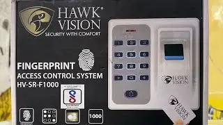 HAWKVISION HV-SR-F1000 FINGERPRINT BASED ACCESS CONTROL SYSTEM / HOW TO ENROLL FINGERPRINT