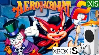 AERO THE ACRO-BAT 2 - Teste no Xbox Series S
