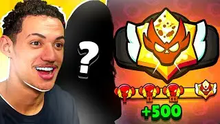 AJUDEI MINHA NAMORADA PEGAR MESTRE na RANQUEADA do BRAWL STARS!