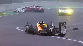 Mark Webbers Horrorcrash bei der World Endurance Championship | Unfall in Interlagos / Brasilien