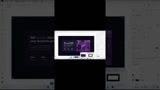 UI XD Web Design Adobe XD #short 2