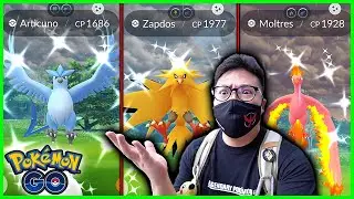 What is Going On??? All Shiny Legendary Birds in 20 Raids in Pokemon GO