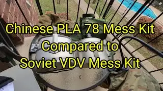 (213) 🔥🏕Chinese PLA 78 Mess Kit Compared to the Soviet VDV Mess Kit