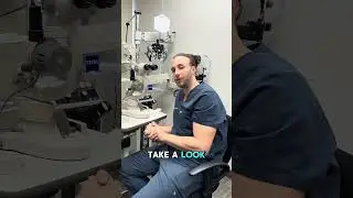 This is what your eye looks like using a slit lamp! 👀 #drdorioeyecare #eyecare