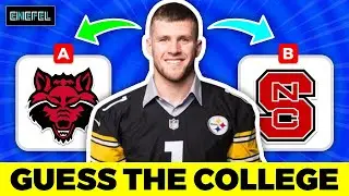 ❌90.09% FAIL!!! GUESS THE COLLEGE OF NFL PLAYER 2024 Part 1