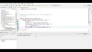Java Program to print Characters in a String