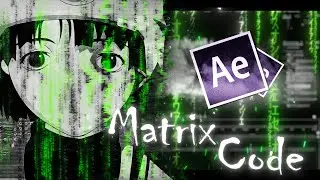 Matrix Code Effect // After Effects Tutorial