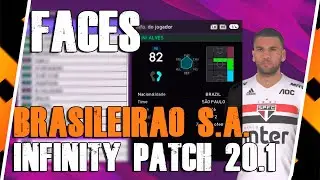 PES Infinity Patch 2020  - Faces Brasileirão Serie A [PES 2018 Xbox 360]