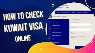 How to check kuwait visa || কুয়েত ভিসা চেক || Shohrab Hossain