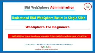 WebSphere For Beginners: Understand WebSphere Core Concepts in a Single Slide.