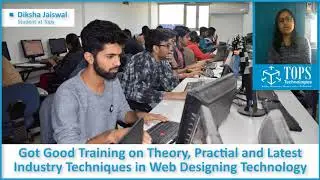 Web Designing Training Course with Live Projects- Student Feedback | Tops Technologies Institute