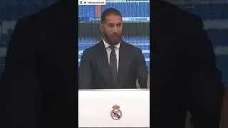 Sergio Ramos cries during his farewell speech 😢
