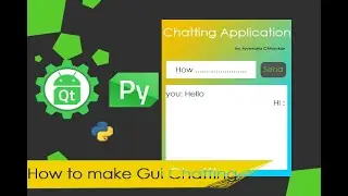 How to make GUI Chatting application in python (Socket, Pyqt5)