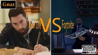 Gnat (A Fortnite Music Video) Real Life Vs Fortnite - Comparison