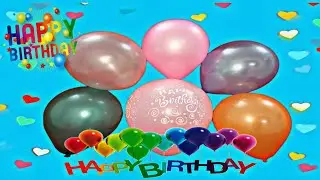 FAN SONIC HAPPY BIRTHDAY BALLOON POP & SUNFLOWER BALLOON PUMPING || #balloon #birthday_balloons