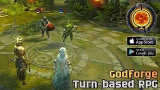 Godforge Gameplay | Turn-based RPG (Android iOS PC) - CBT