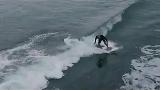 空撮　スキムボード　Aerial shooting video skim board