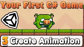 Unity C# Basic :: Part 3 :: Create Character Animations & Slice image