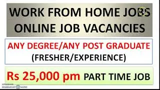 Online Doubt Solver/Subject Matter Expert Work From Home Jobs | Any UG/PG | Rs 25,000 pm | Online