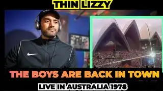 (1978 ) Thin Lizzy - The Boys Are Back In Town (Live @ Sydney Opera House) - FIRST TIME REACTION