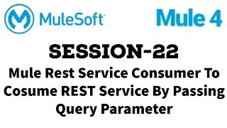 MuleSoft | Mule ESB 4 | Session 22 | Mule HTTP Request | Consume REST service by passing Query param