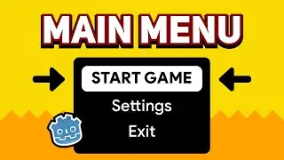 Create MAIN MENU for your Godot game