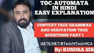 Context free grammar CFG Questions Part 1