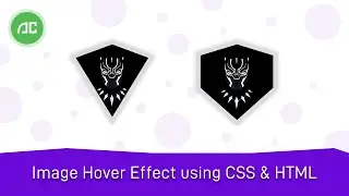 Image hover effect using CSS and HTML