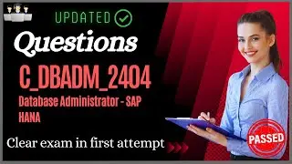 SAP C_DBADM_2404 Certification Questions and Study Material [Latest]