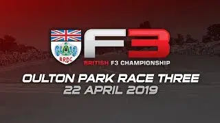 BRDC British F3 Championship, race three, Oulton Park 2019