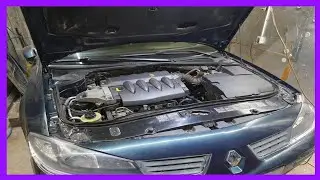 Стук подвески Renault Laguna II. Замена кронштейна стабилизатора.